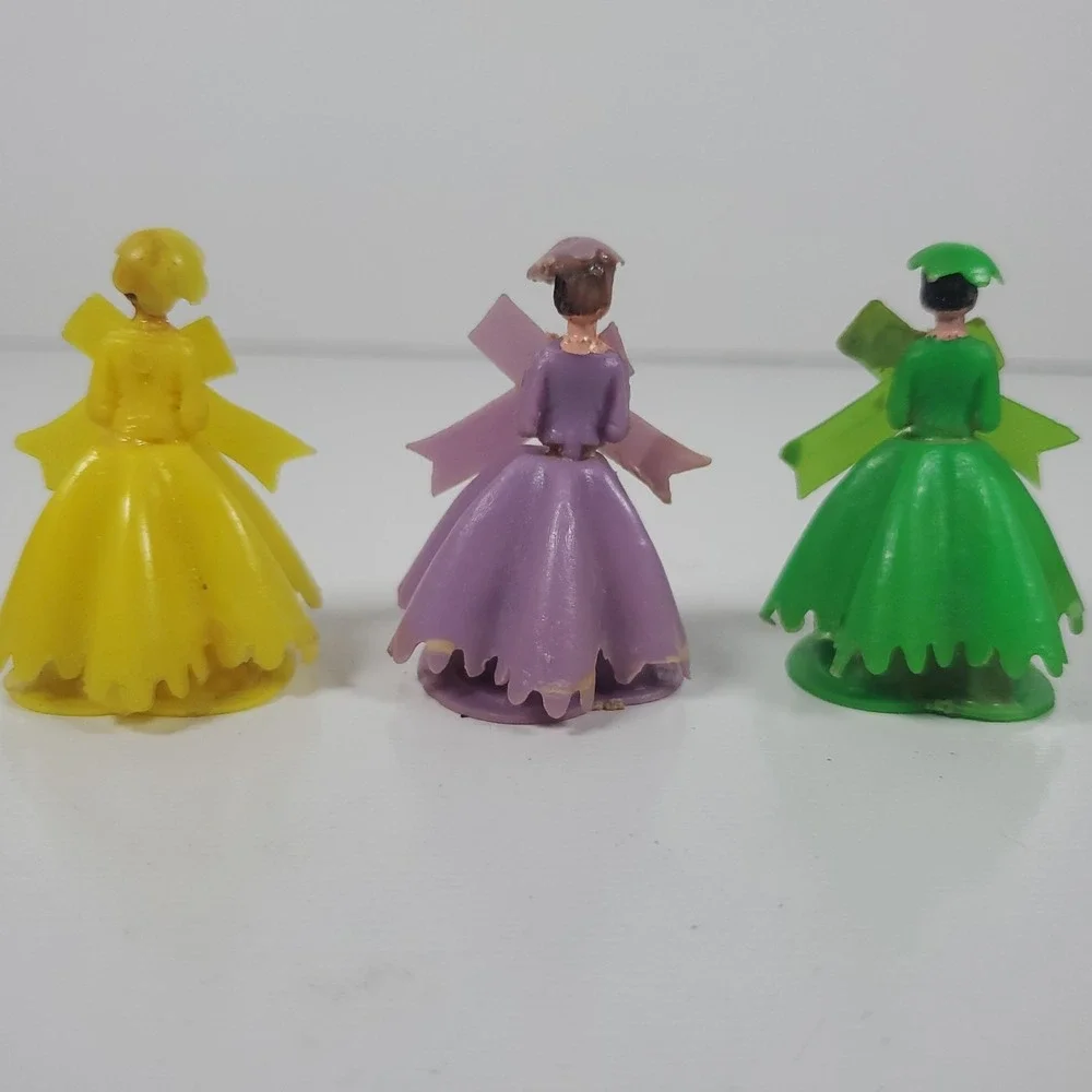 Vintage MCM 1960's Wedding Cake Toppers Bridesmaids